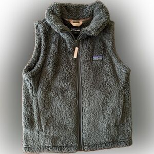 Patagonia Gray Fleece Vest S (7-8)